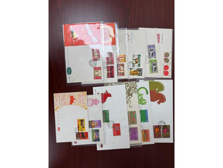 from Year of Ram to Year of Horse. All unaddressed, mostly toned. F-VF.