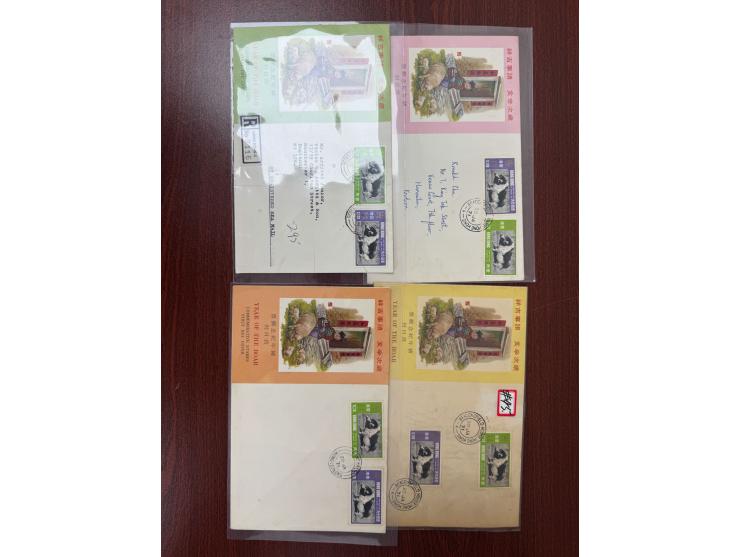 two addressed, others unaddressed. One toned. F-VF.