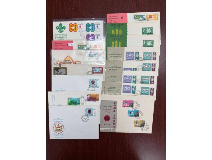 including Hong Kong Postage Stamp Centenary, International Cooperation Year, The Chinese Univeristy of Hong Kong and others. 