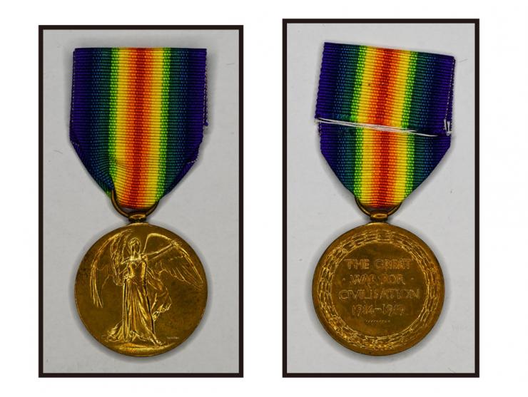 "The Great War For Civilisation 1914-1918", with ribbon. Rare historical item.