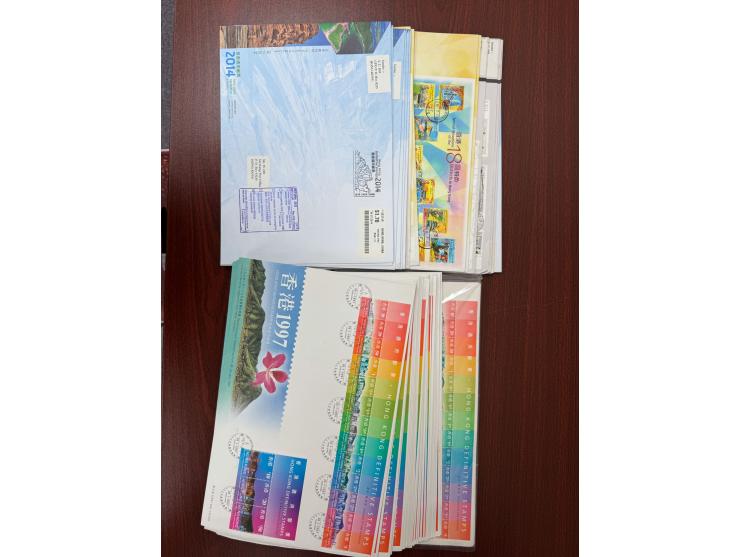 including 1997 Hong Kong Definitve Stamp FDC x 47, 2006 Special Attraction of the 18 Districts in Hong Kong FDC x 4 and Hong 