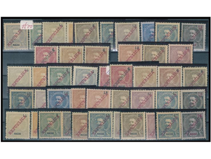 all mint hinged. VF-F.