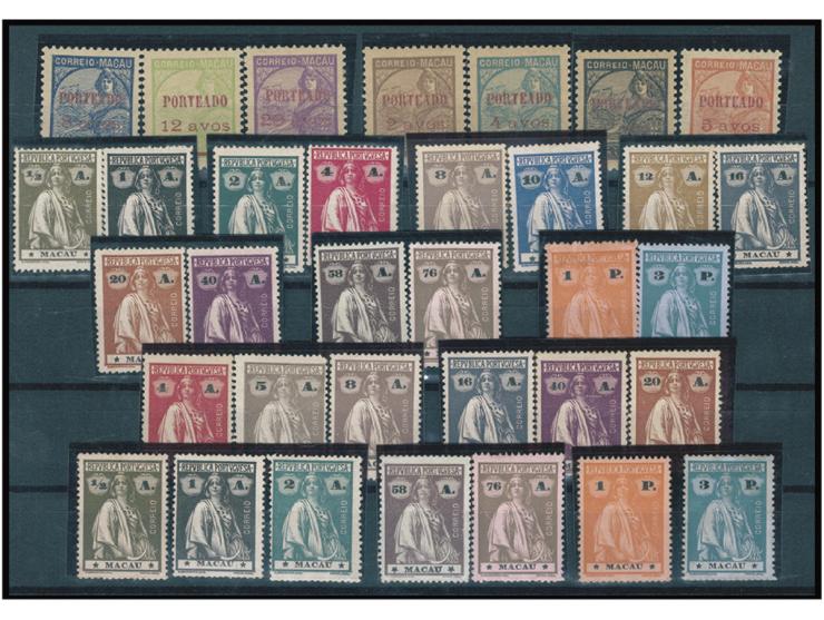 all mint hinged. VF-F.