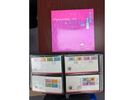 Plus a booklet with 4 Year of Monkey Paper Cutting Arts commemorative covers