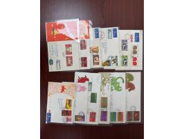 from Year of Ram to Year of Horse. Registered or airmail with addresses. Slightly toned. VF-F.