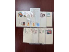 some with different colours. Plus a few low value stamps CPA FDCs. Please view.