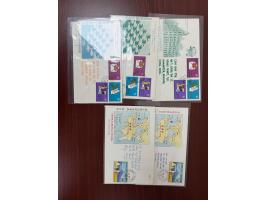 1972 (Oct 20) Cross Harbour Tunnel x 2 different colours and 1974 (Oct 9) UPU x 3 (2 different colours and one different desi