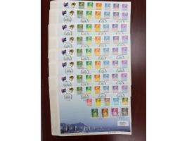 slightly toned. VF-F.