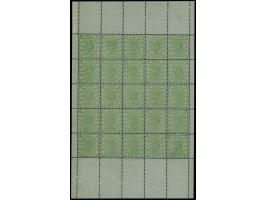 Setting I, with complete selvage all around, good pastel like colour on bright white paper, fresh MNH with full pristine orig