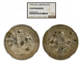 graded NGC Genunie (Chopmarked).