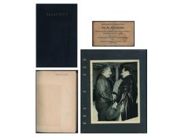 New York: Peter Smith, [1931]. Reprint. Signed and by the author. 168 pages. Reserved in nice condition. Plus an admission ti