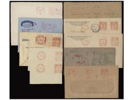 including two 1929 1c &amp; 2c M type Proof applied on pieces, pre-war M &amp; N types covers x 4, Postage Due meter stamps, 