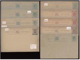 all unused, some toned. VF-F.