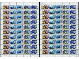 stamps mostly in complete sheets. All mint. Large quantity. Please view.