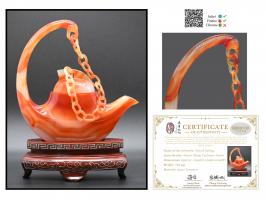 Name of the Artwork: Smooth Sailing (Under Master Zhang's Guidance)&nbsp;Material: Agate OrnamentDimensions: Approximately 13